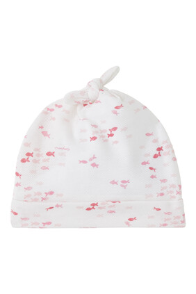 Fish Print Beanie